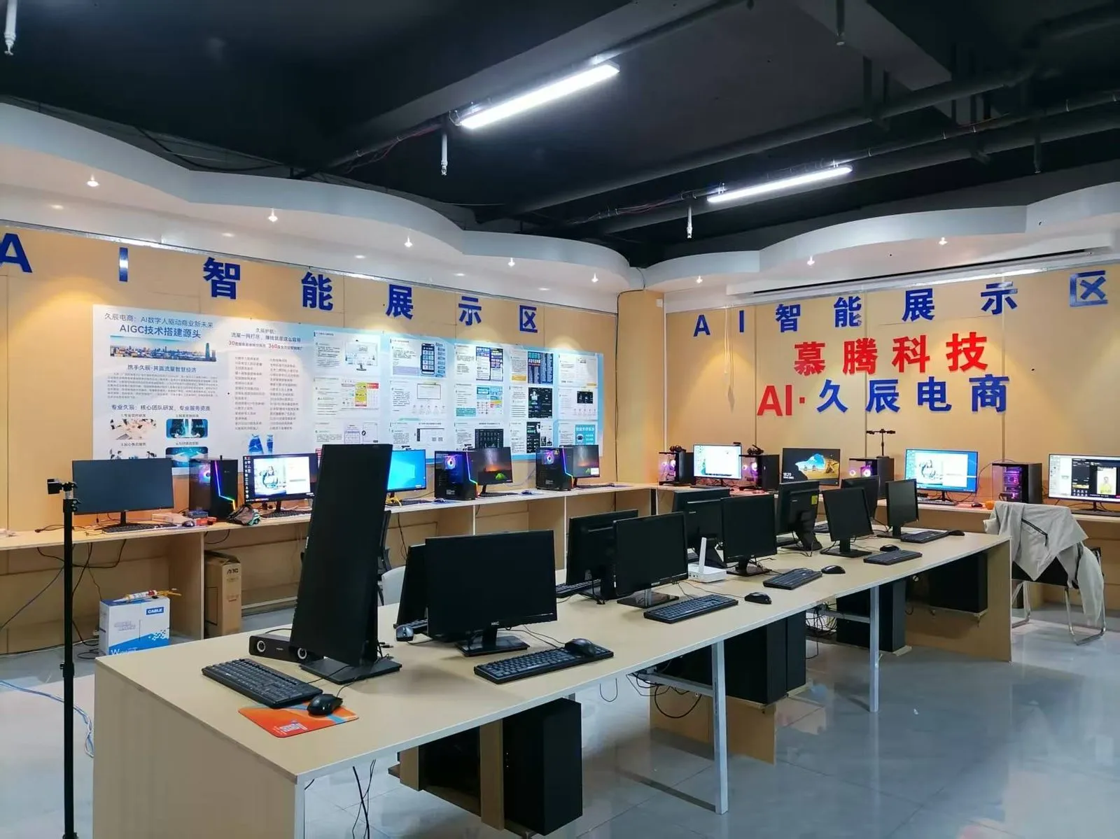 AI 智能展示区