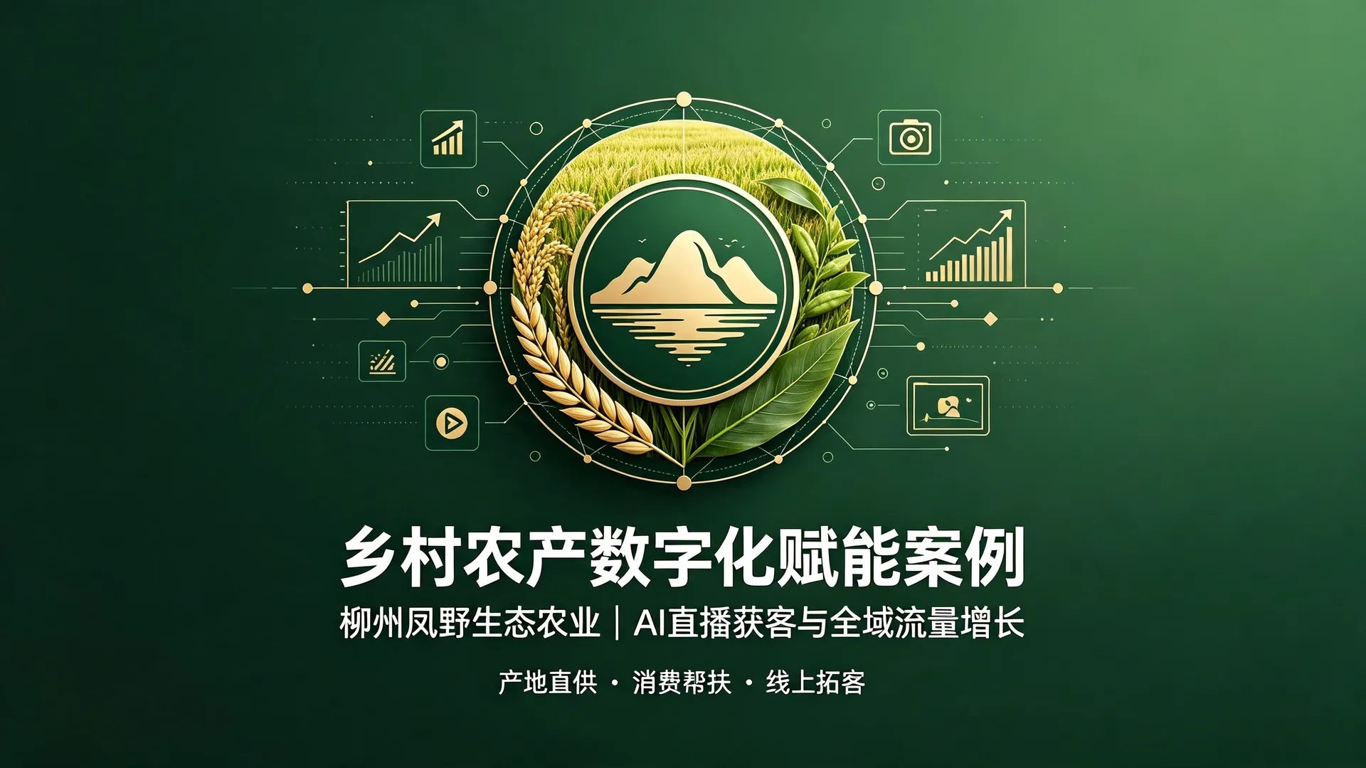 柳州凤野生态农业 —— AI数字人直播 + GEO全域流量