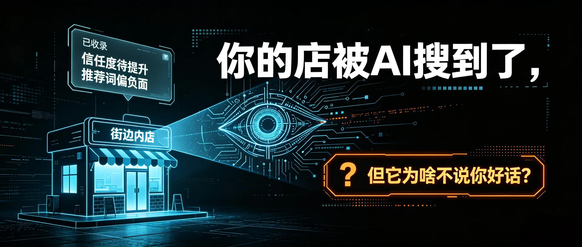 你的店被AI搜到了，但它为啥不说你好话？